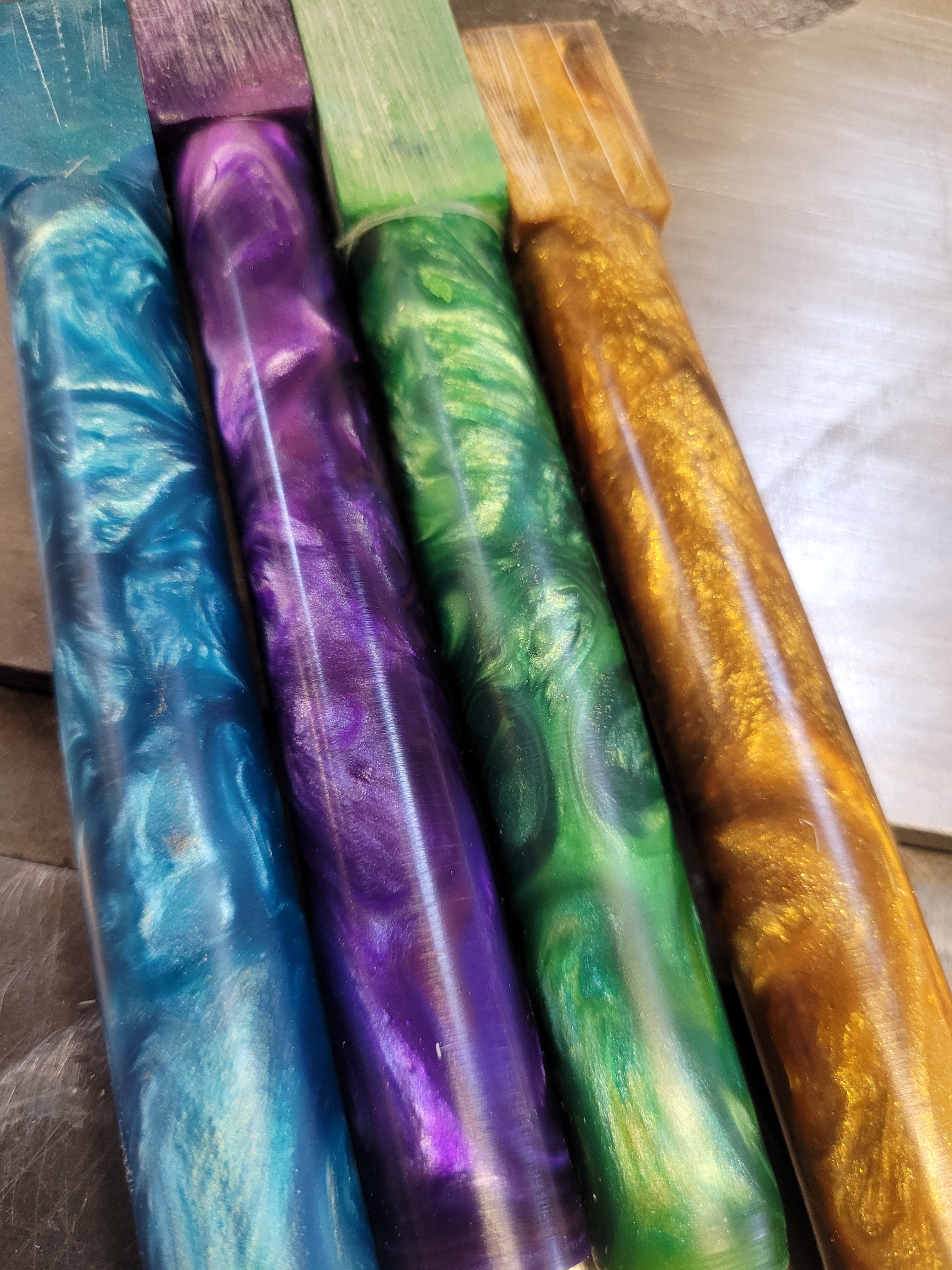 Monochromatic Pen Blanks