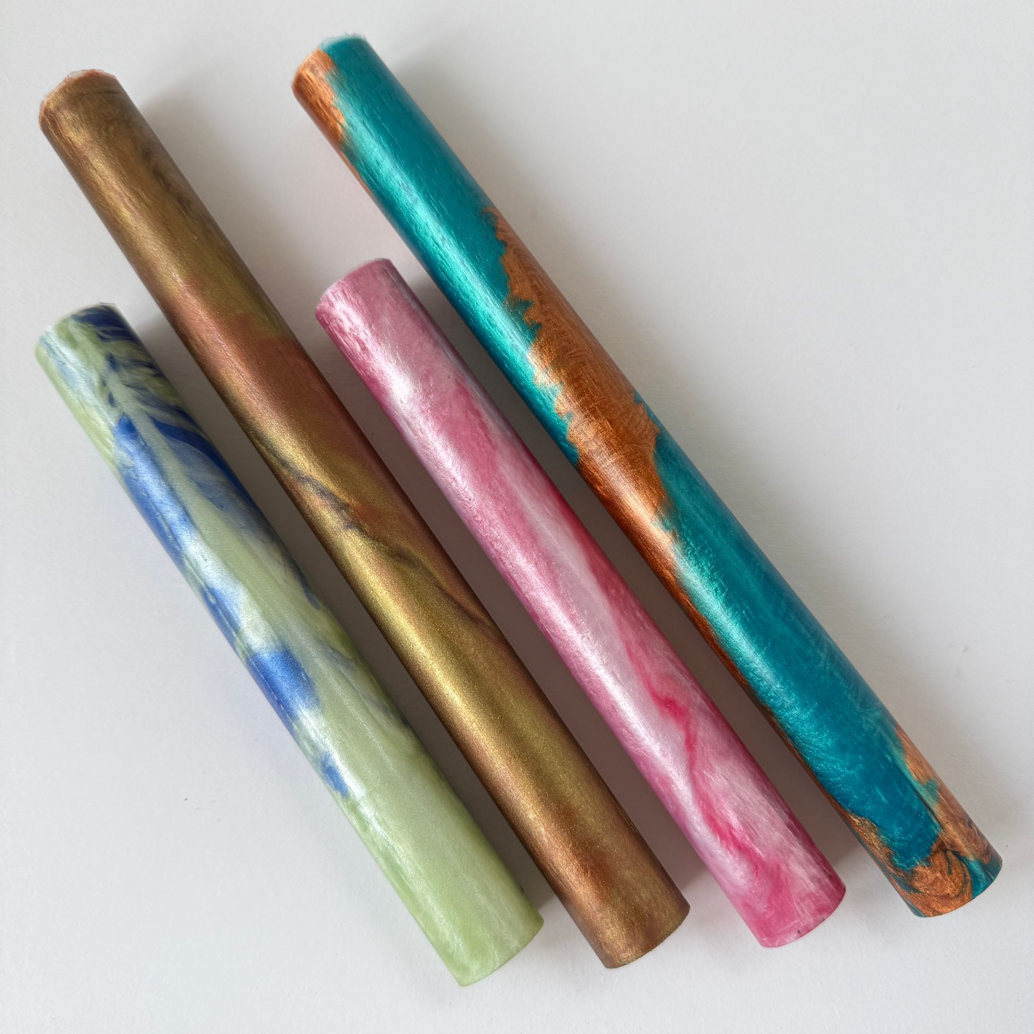 Epoxy Resin Multi colour pen blanks