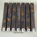 Scottish Pine Cone and Resin pen blank - Purple