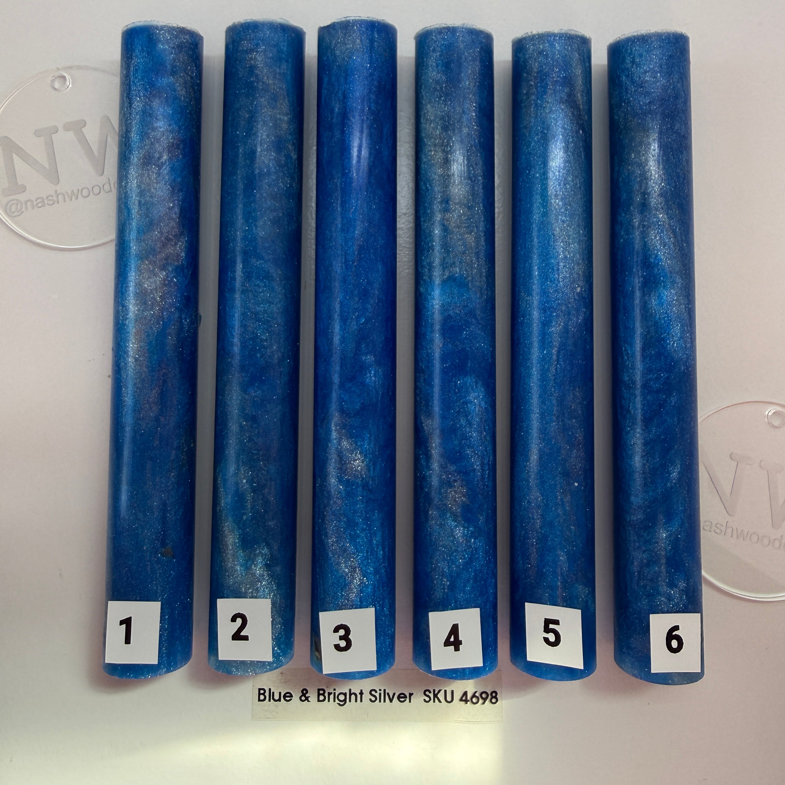 Mixed colour Epoxy pen blanks