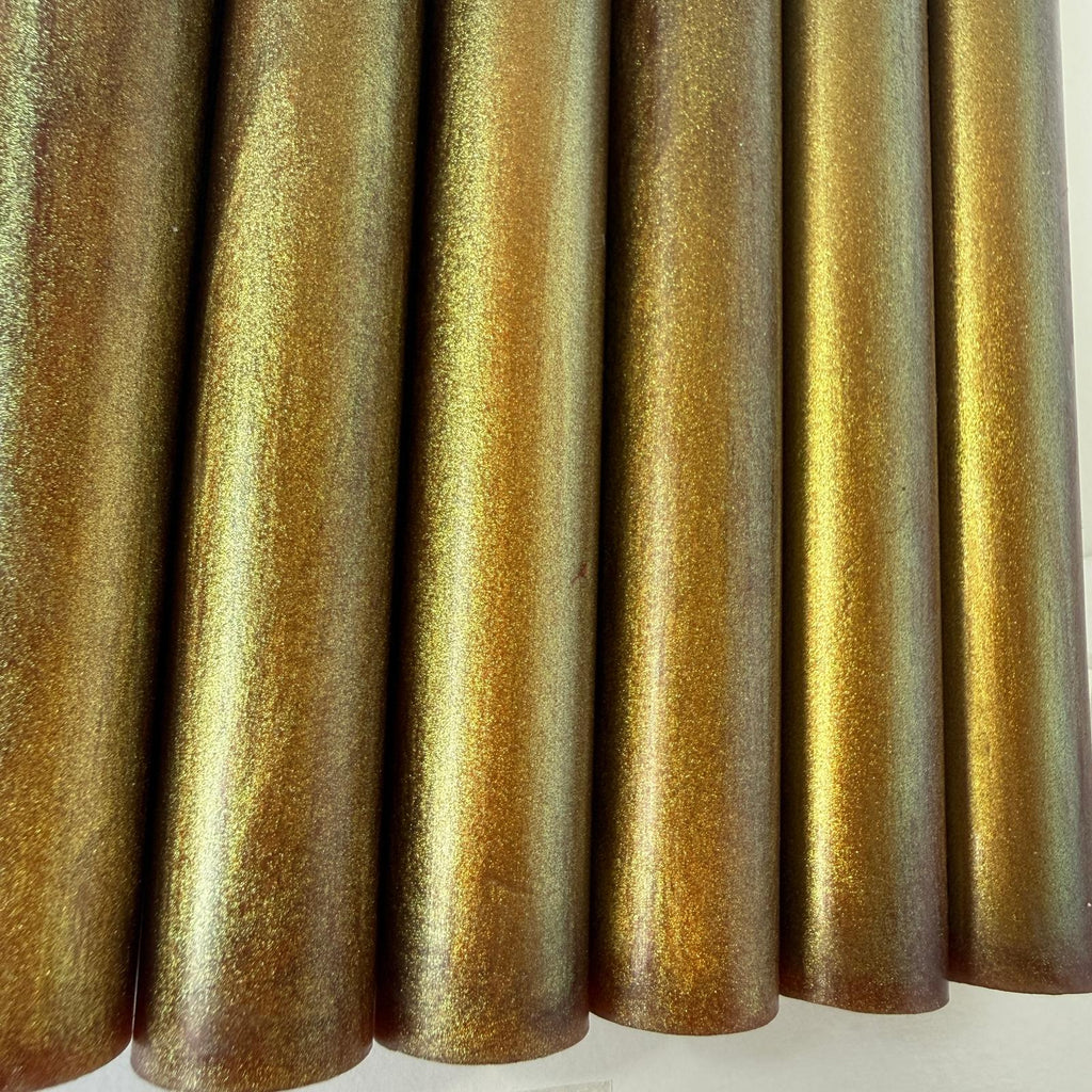 Chameleon resin pen blank Gold/Green