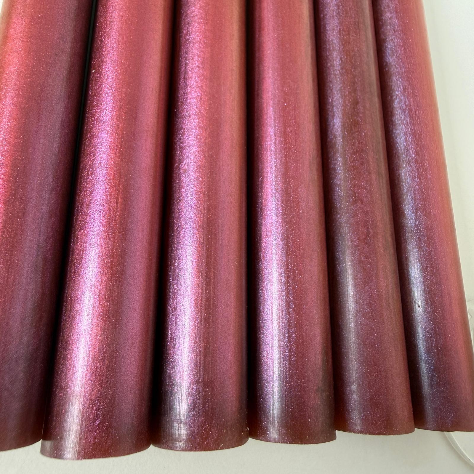 Chameleon resin pen blank red/purple