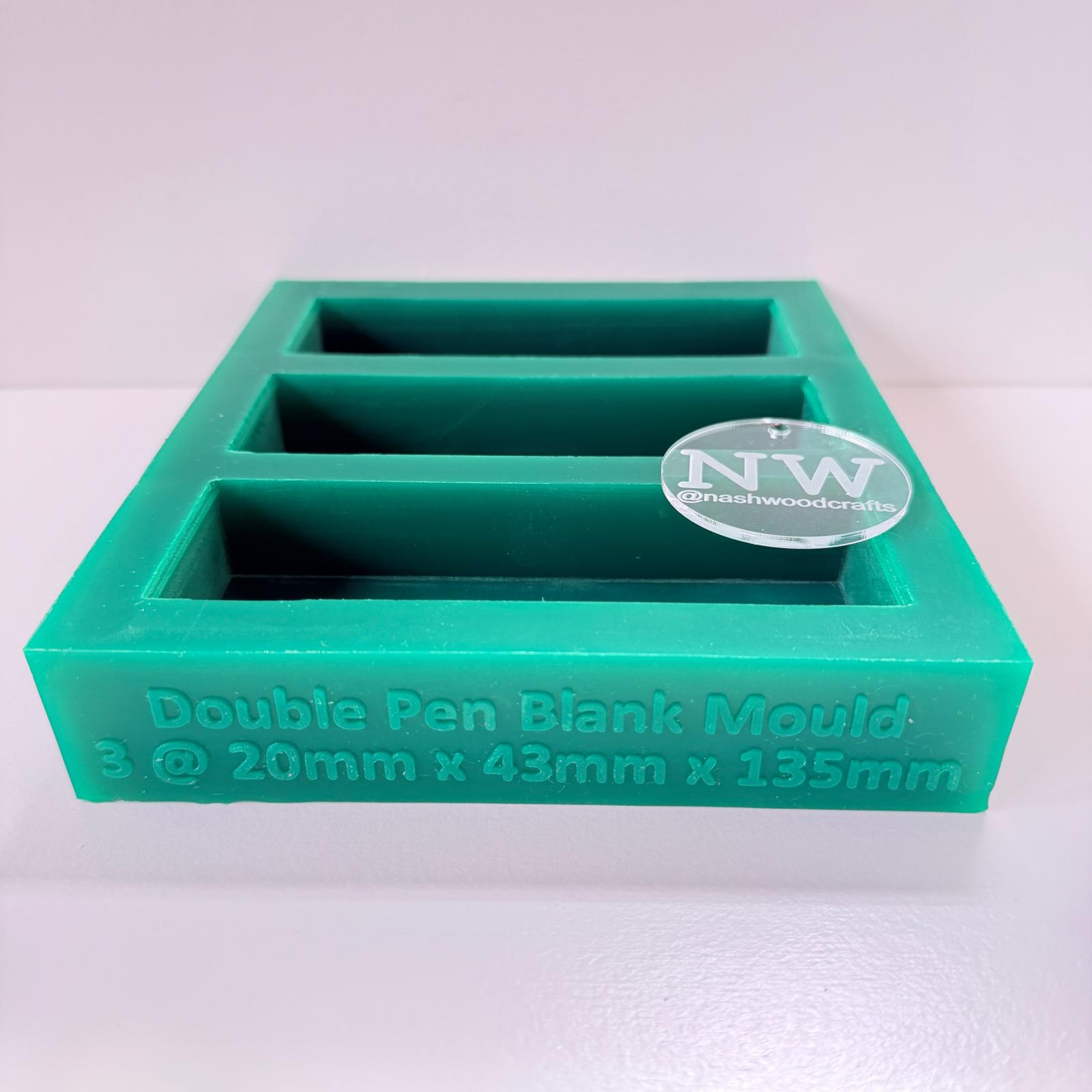 Double Silicone Pen Blank Mould - various sizes