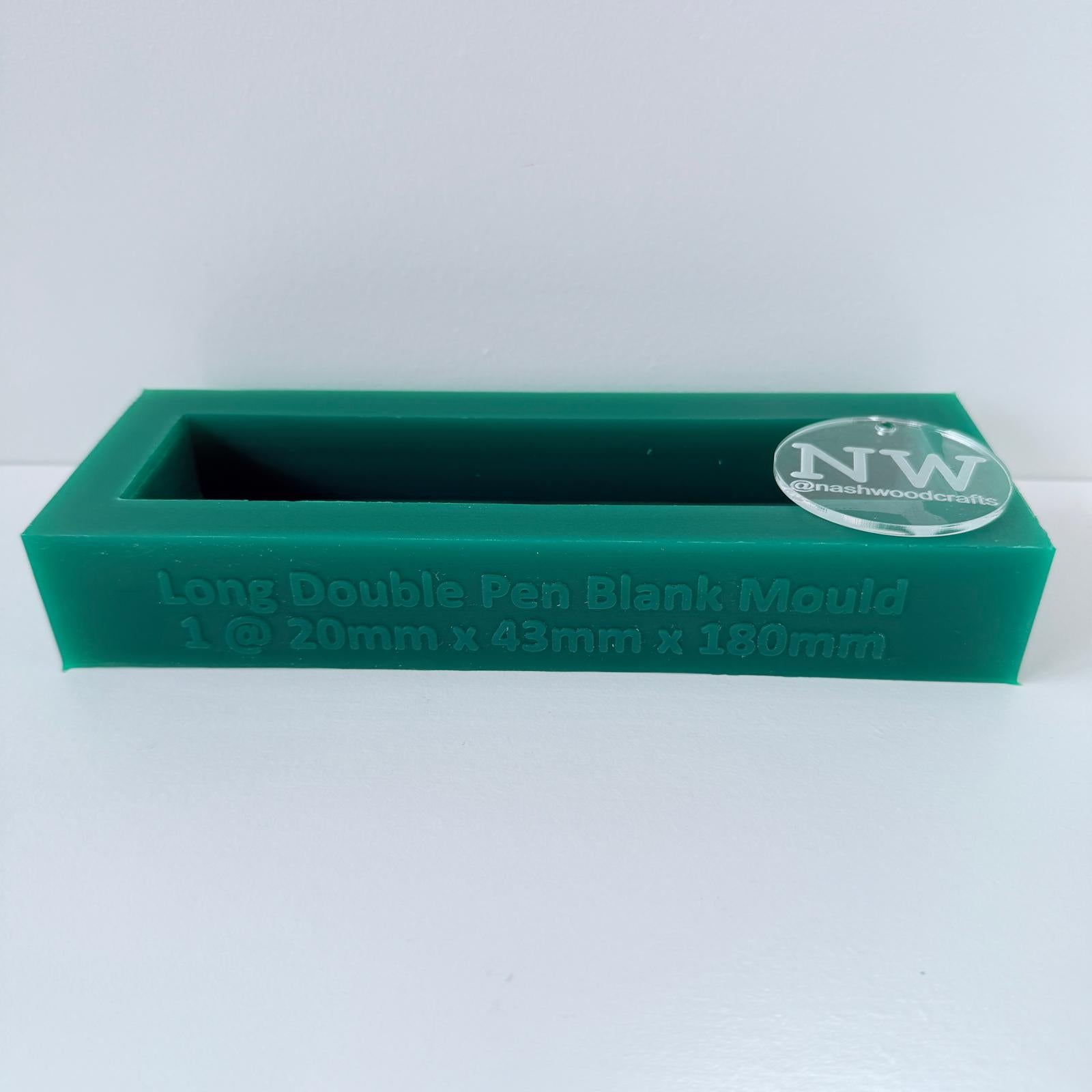 Double Silicone Pen Blank Mould - various sizes