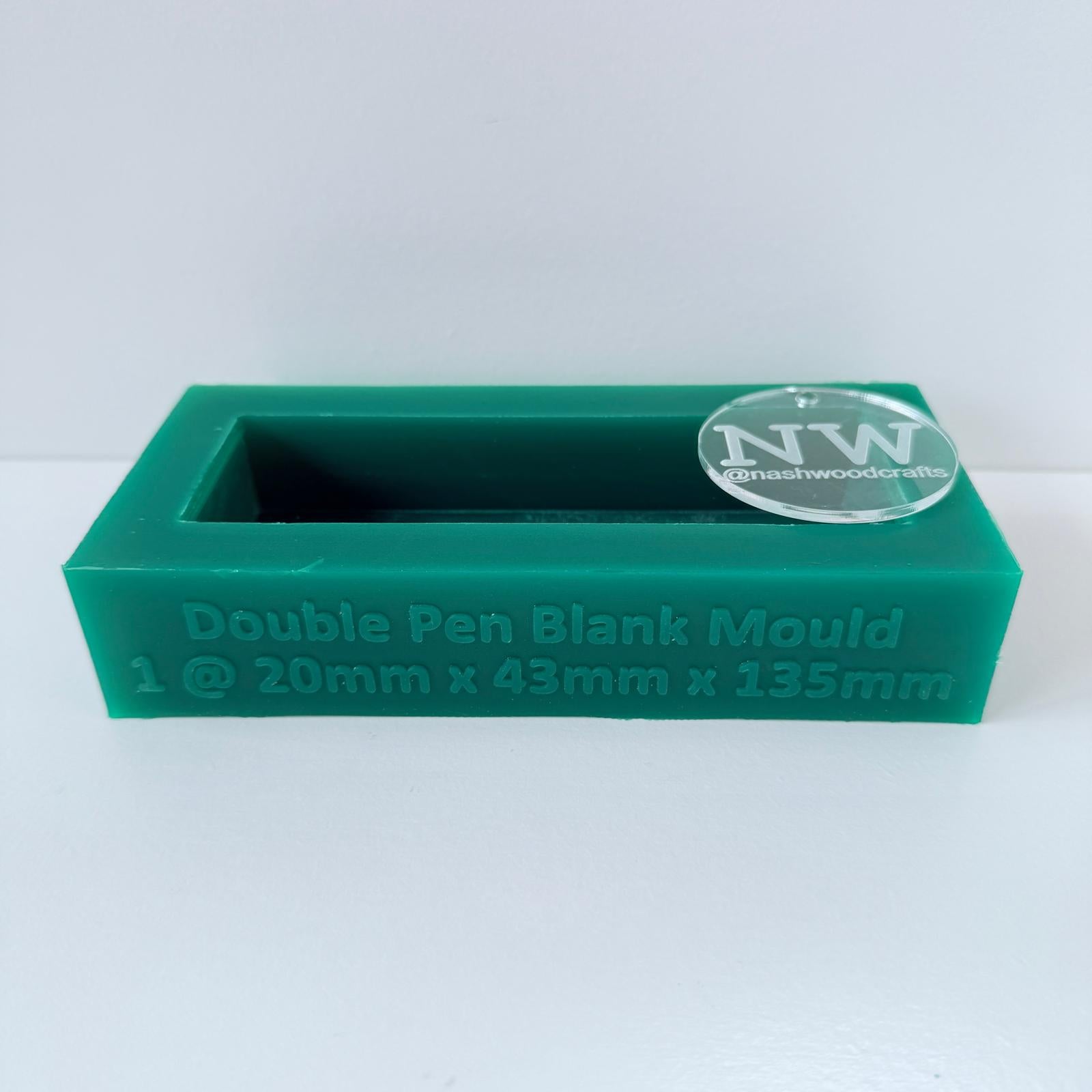 Double Silicone Pen Blank Mould - various sizes