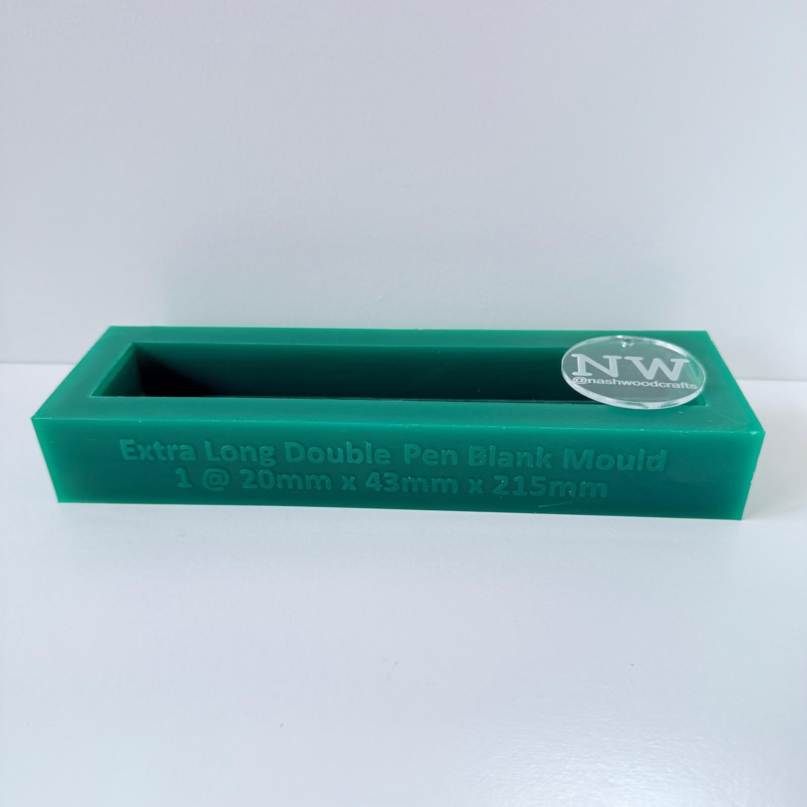 Double Silicone Pen Blank Mould - various sizes