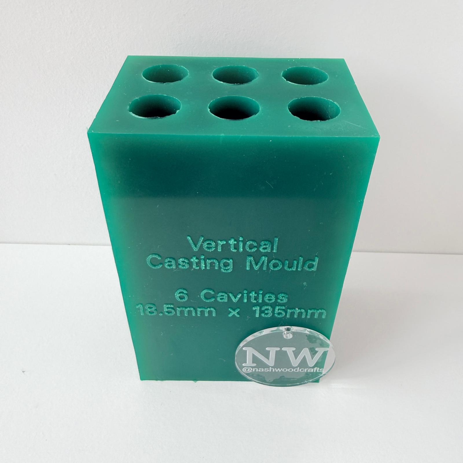 18.5mm Vertical Silicone Casting Moulds