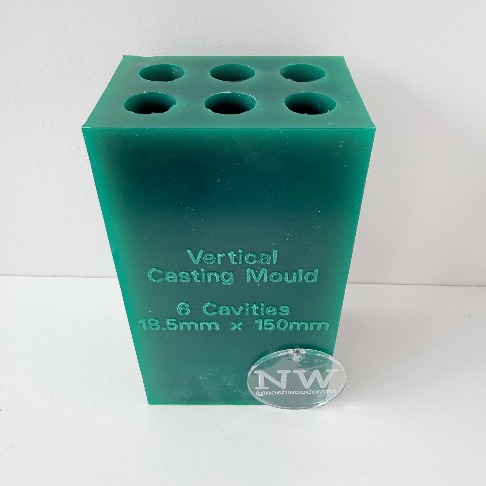 18.5mm Vertical Silicone Casting Moulds