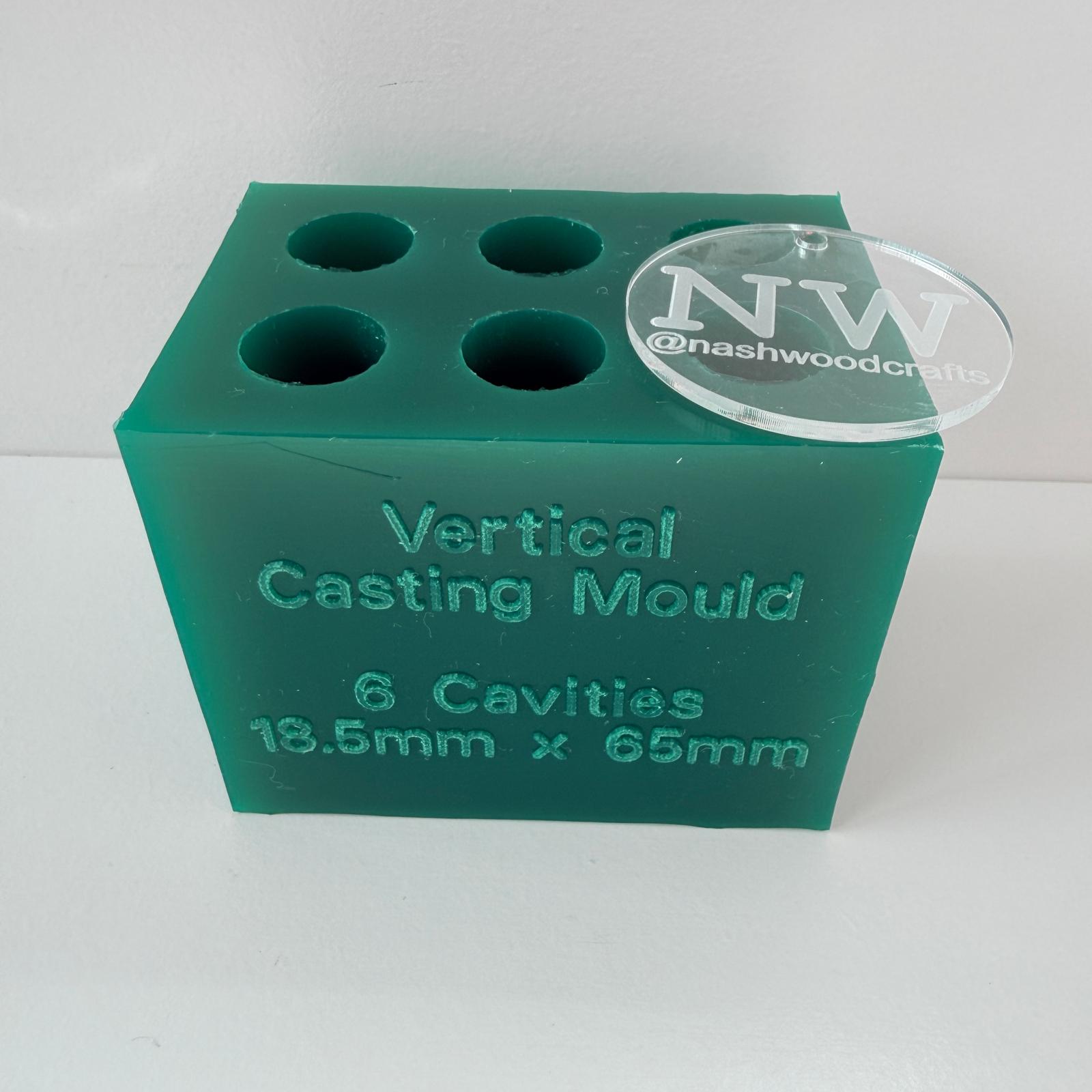 18.5mm Vertical Silicone Casting Moulds