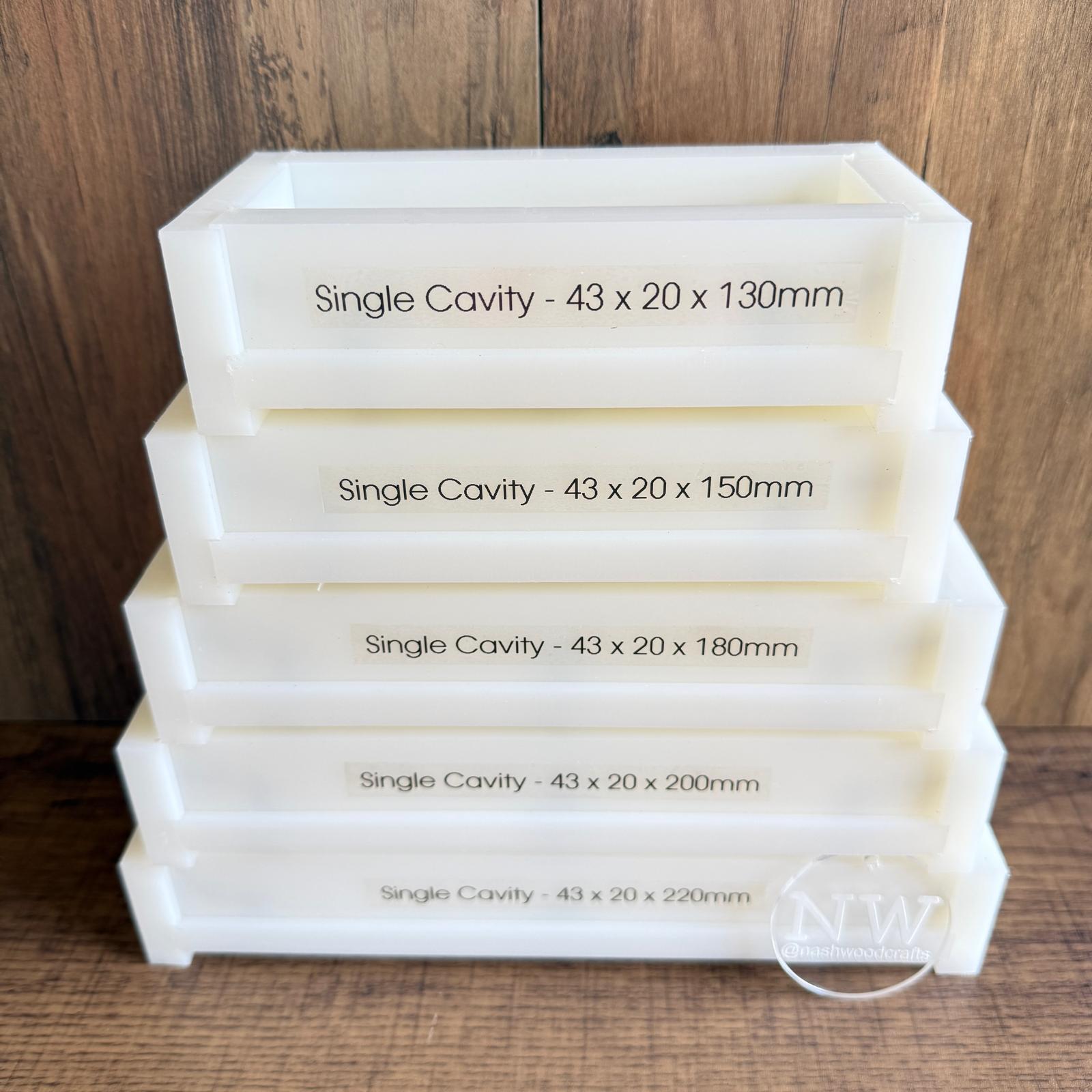20mm x 43mm Double Pen / Knife Scale Mould - Single cavity
