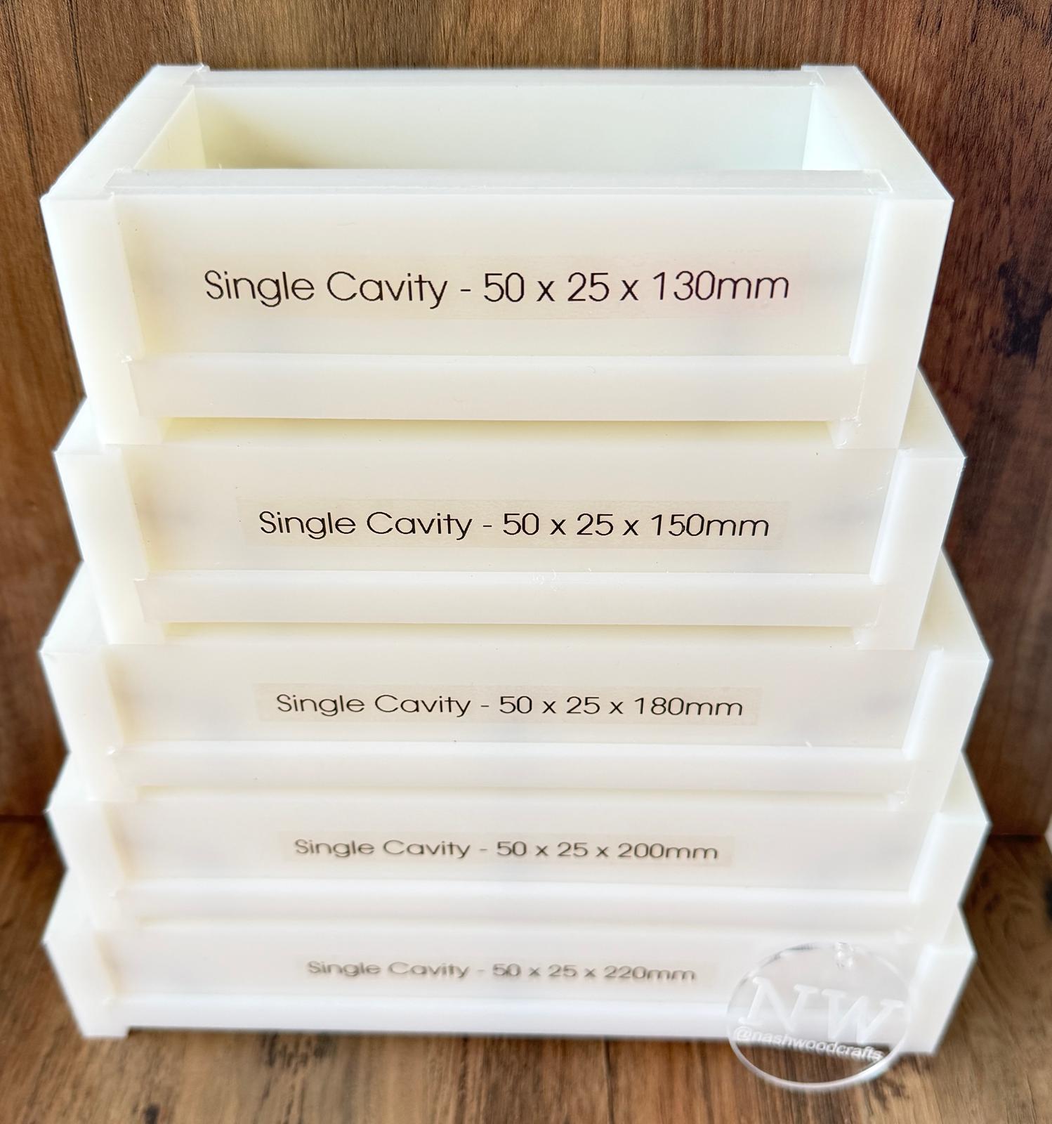 25mm x 50mm Casting Moulds - Single Cavity