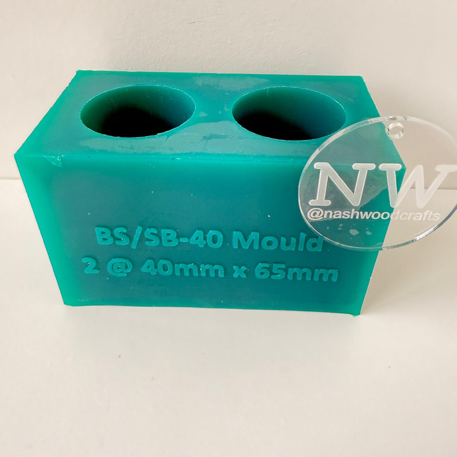 Bottle stopper / Shaving brush Mould - various sizes