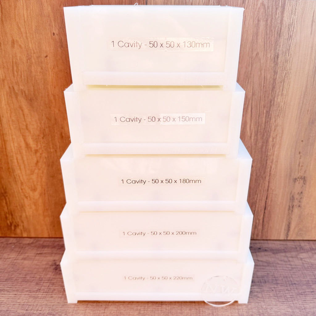 2 Cavity -  50x50mm Casting Moulds