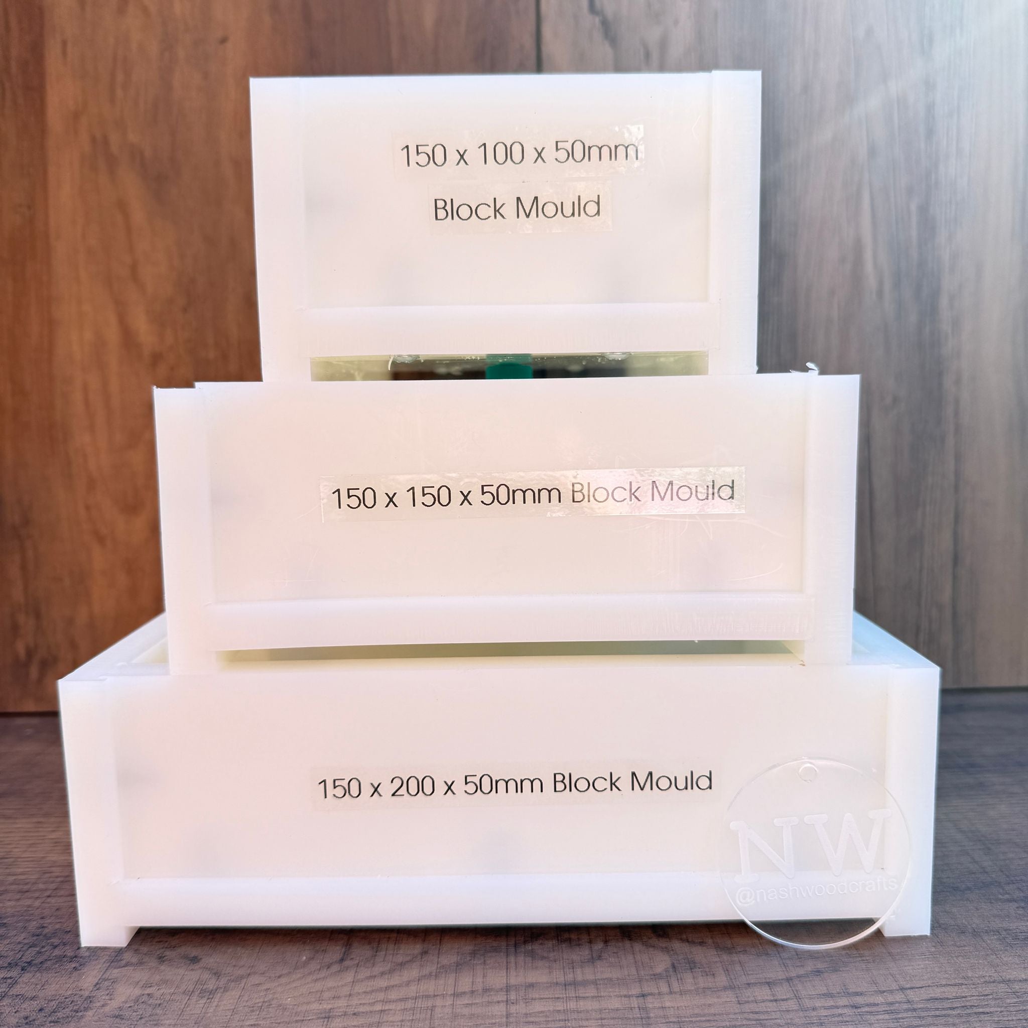 50mm Deep Block Moulds (various sizes)