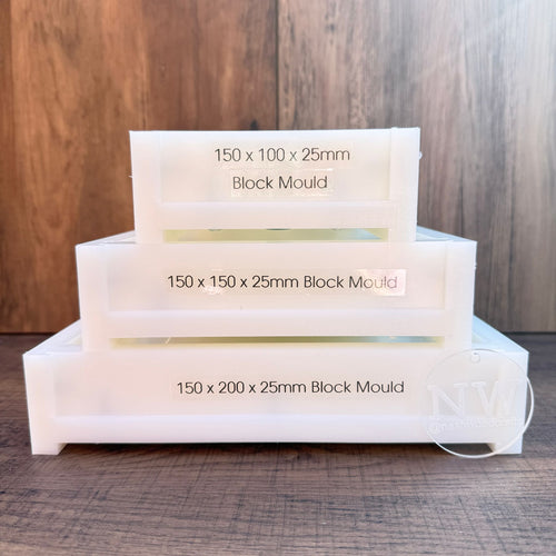 25mm Deep Block Moulds (various sizes)