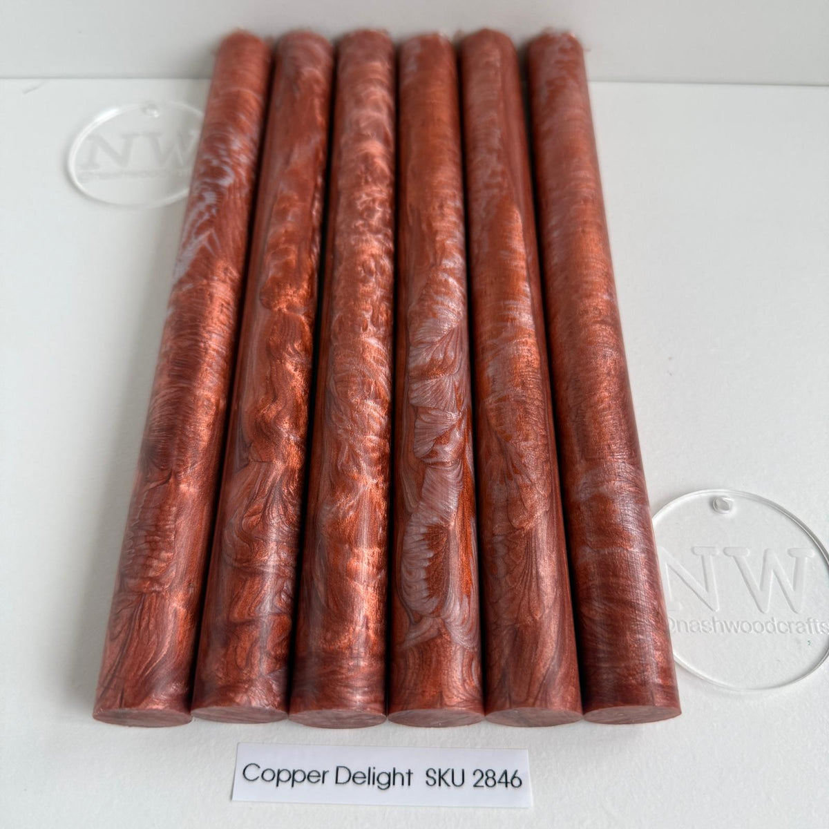 Copper Delight Epoxy pen blanks