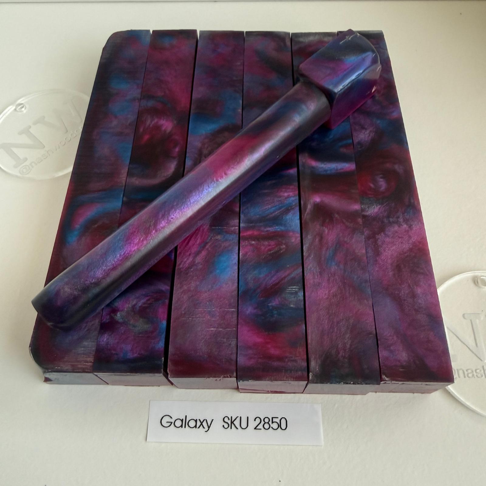 Galaxy Sky epoxy pen blanks