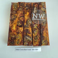 Alder Cone Red Gold epoxy pen blanks