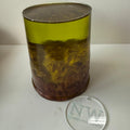 Red Malee Burr and Yellow coloured resin Egg blank