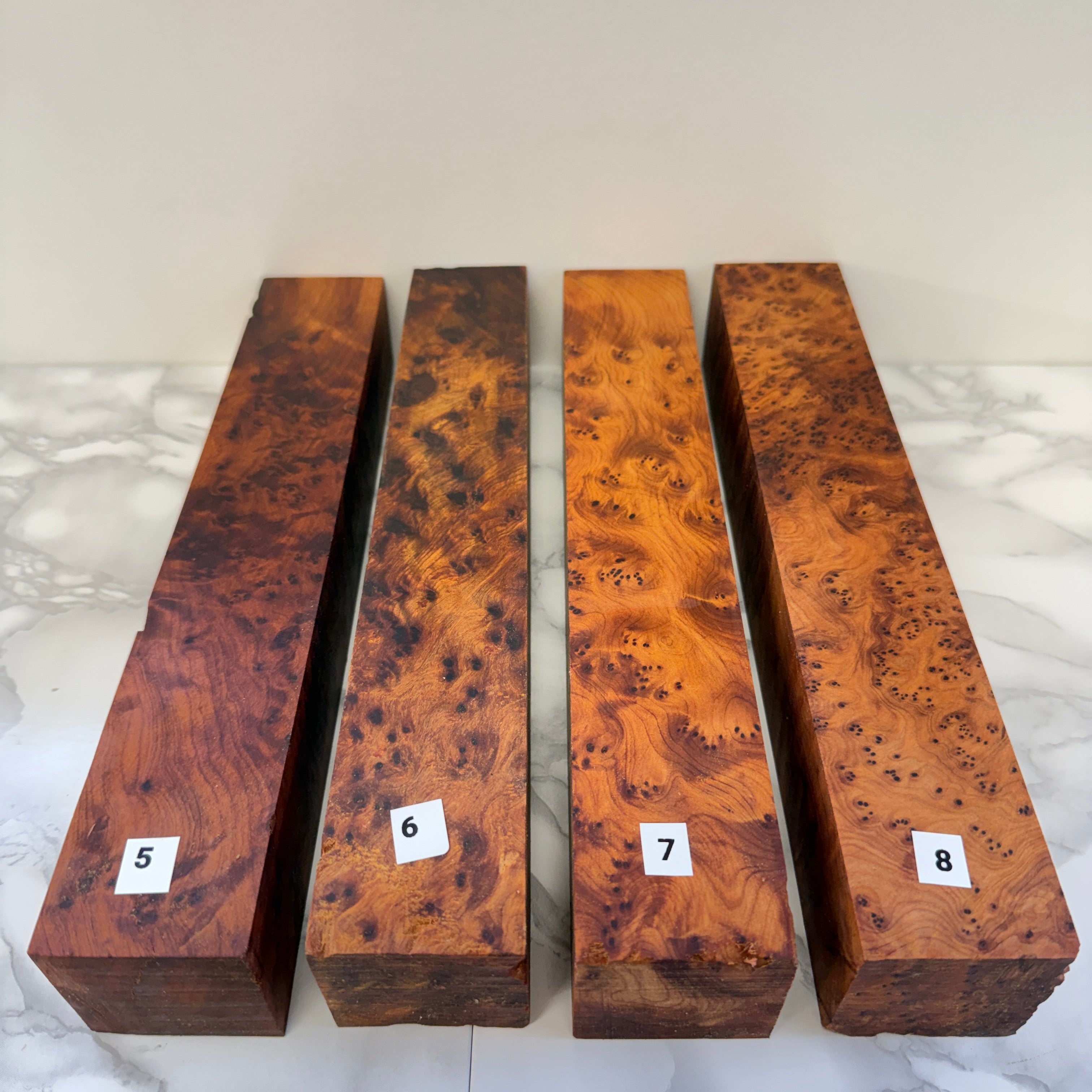 Thuya Burr 2x2x12"