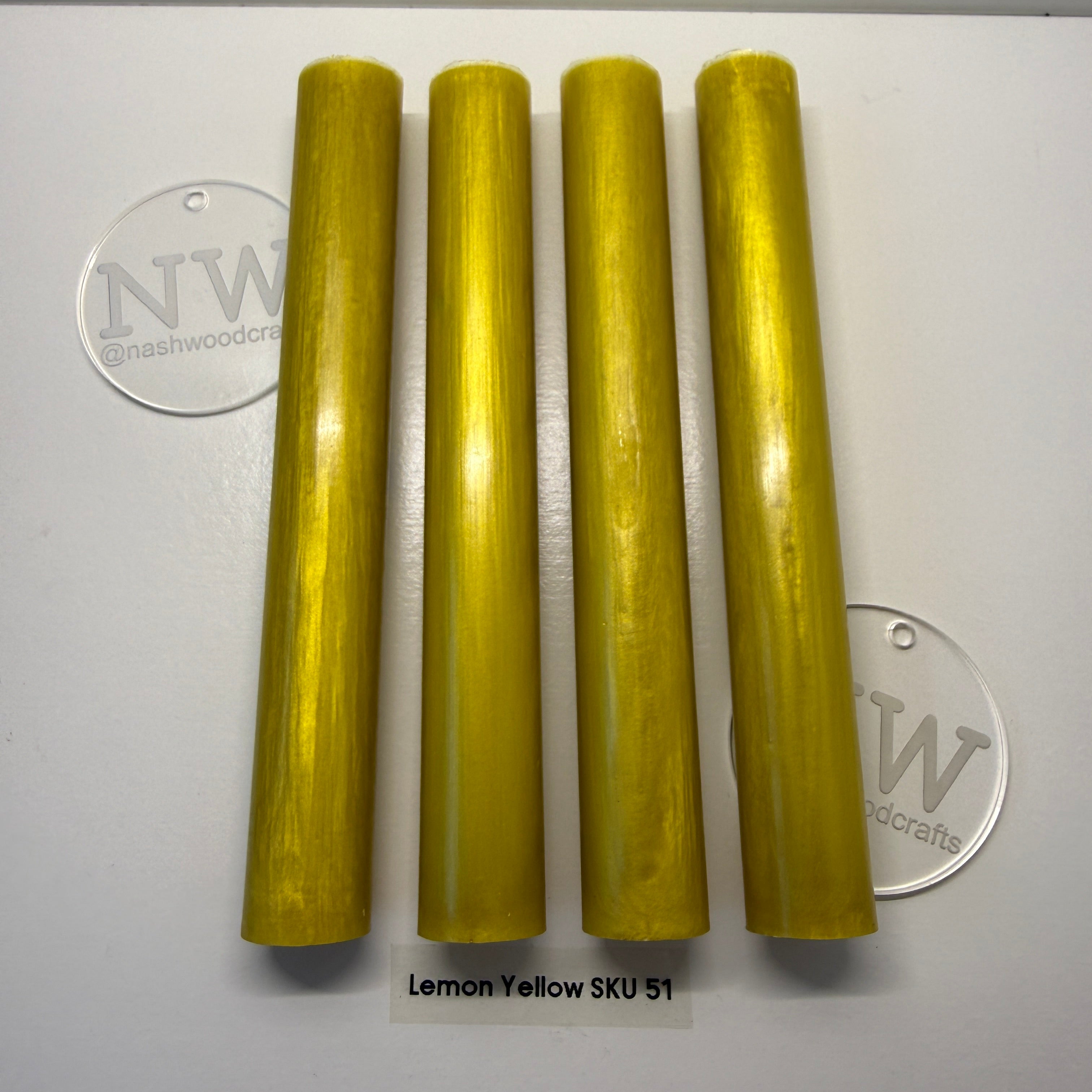 Single Coloured Epoxy Resin Pen Blanks