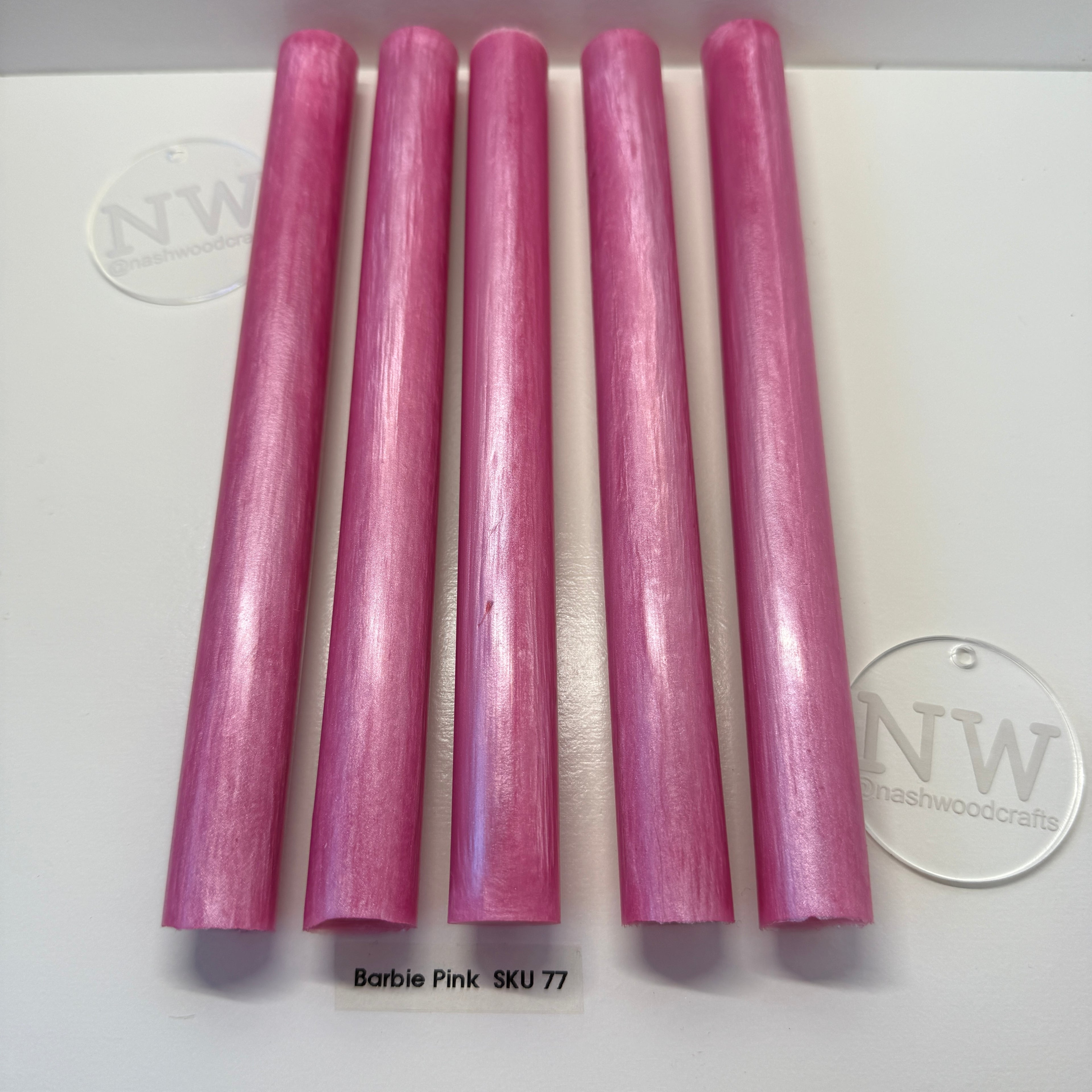 Single Coloured Epoxy Resin Pen Blanks