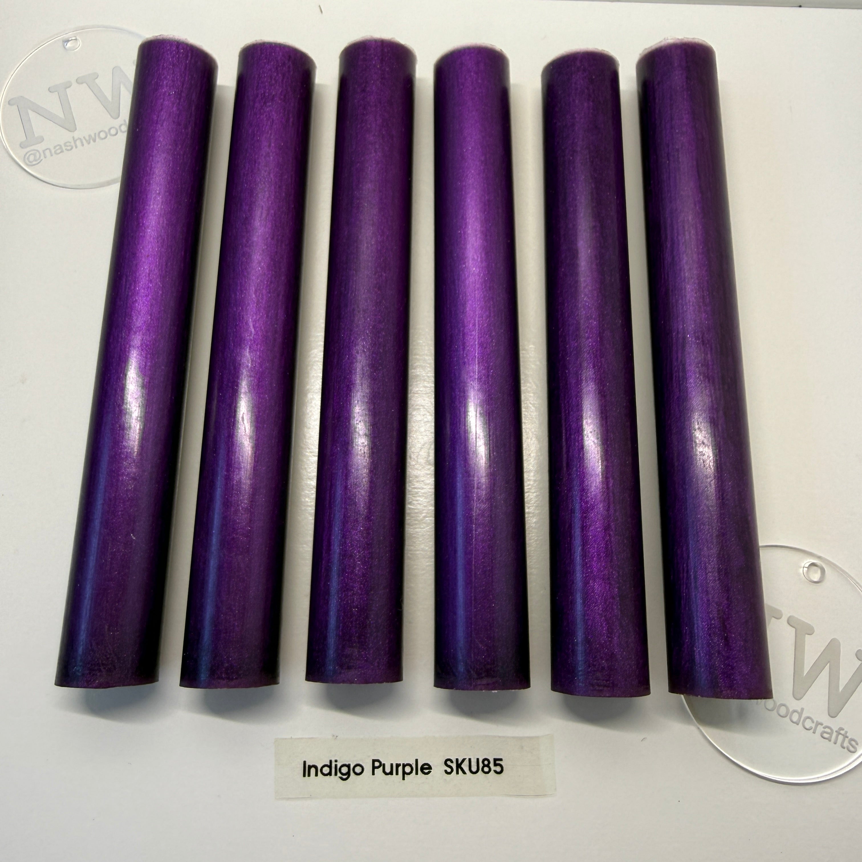 Single Coloured Epoxy Resin Pen Blanks