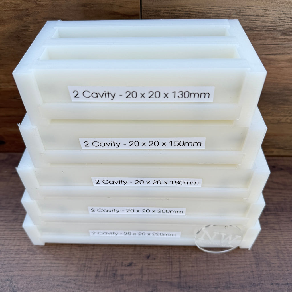20 x 20mm Pen Blank Casting mould - (2 x Cavity)