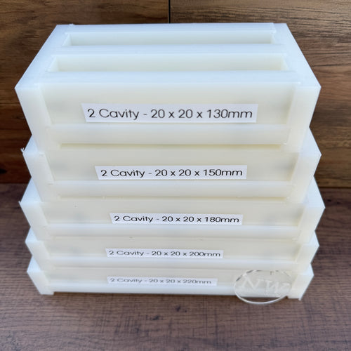 20 x 20mm Pen Blank Casting mould - (2 x Cavity)