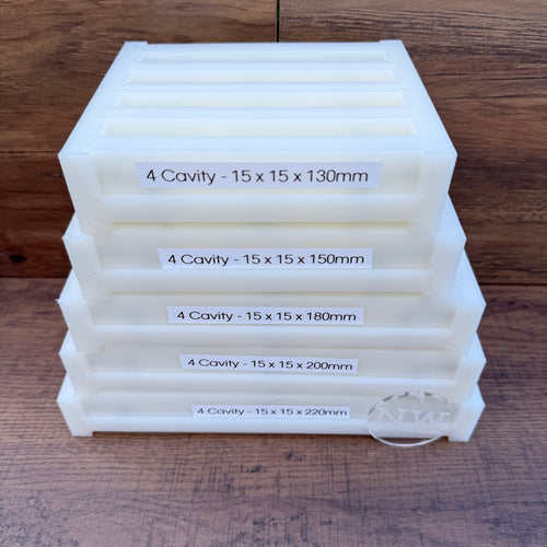 15 x 15mm (4 Cavity)  Pen Blank Casting mould
