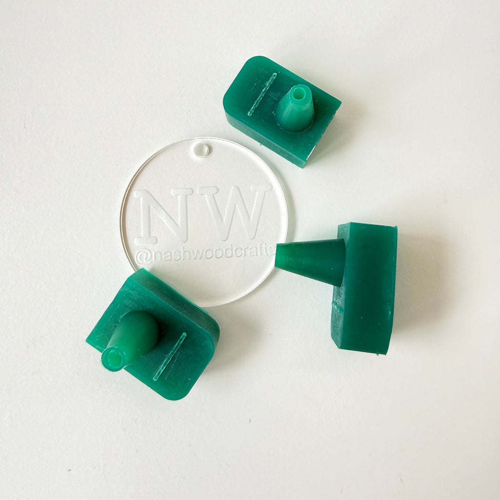 Tube in mould plugs