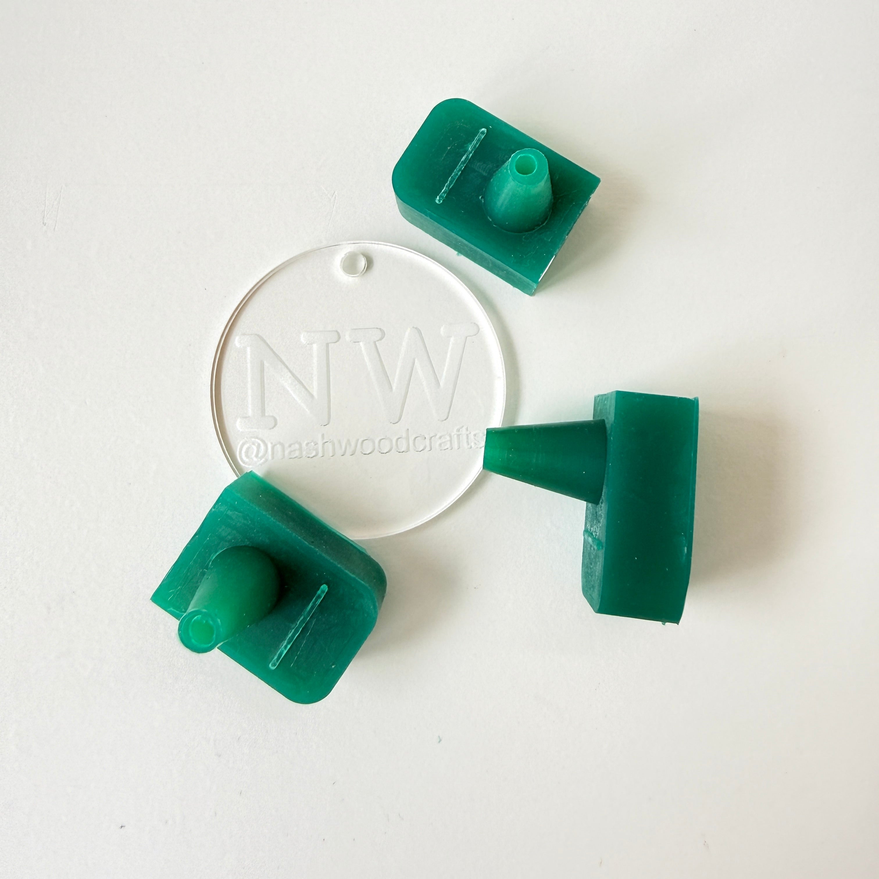 Tube in mould plugs