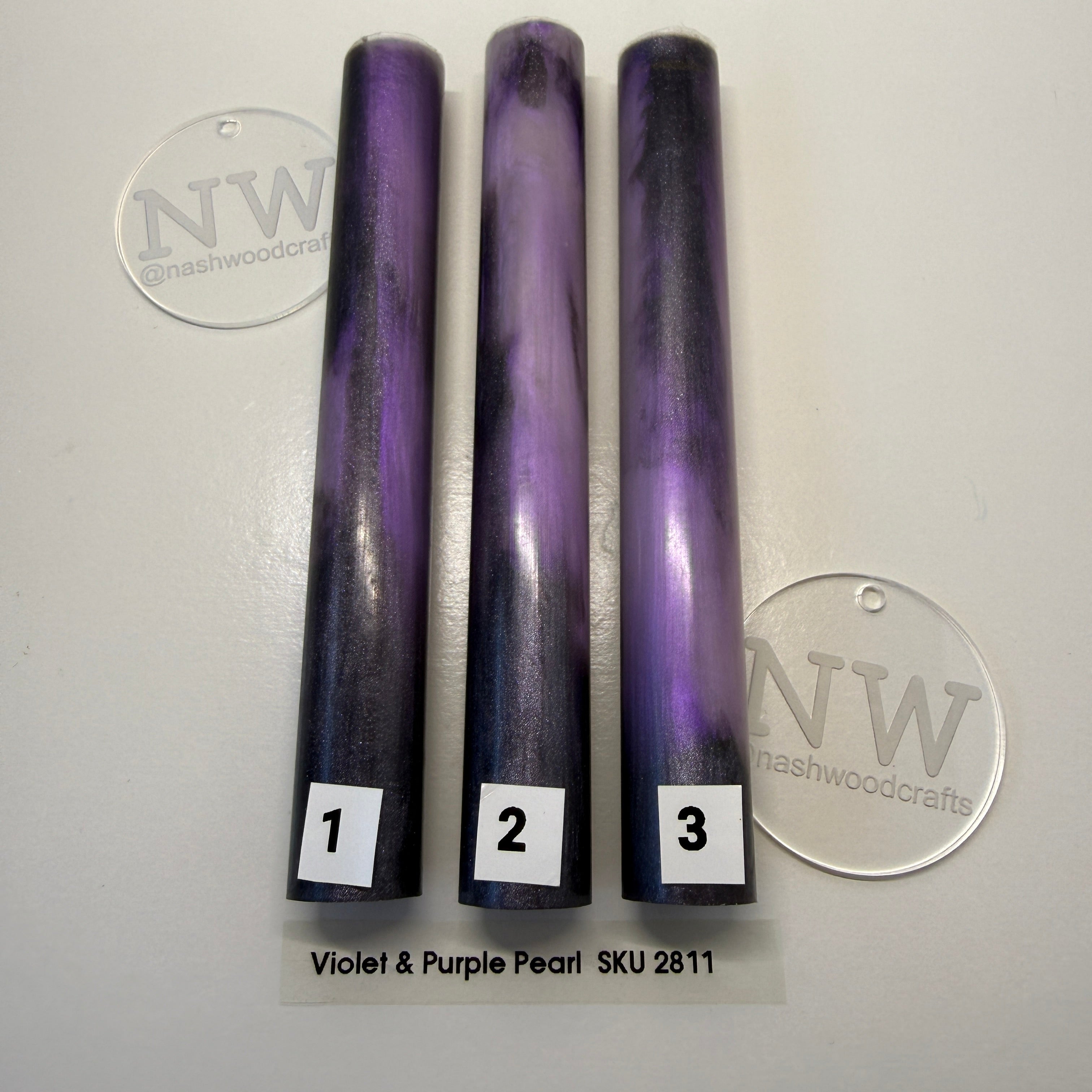 Mixed colour Epoxy pen blanks